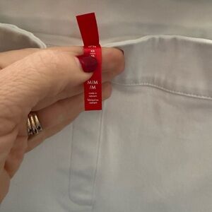 SPANX White Ankle & Cropped Pants